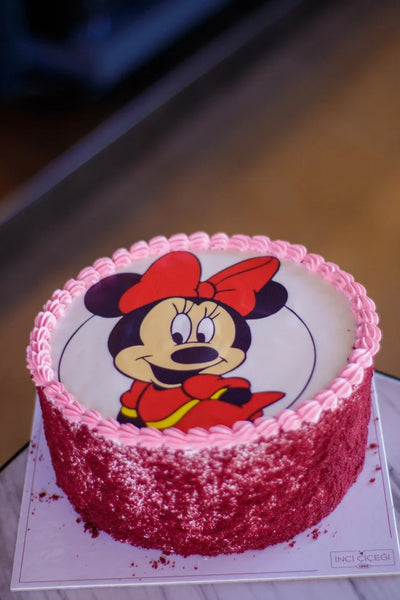 Butik Resimli Minnie Mouse Pasta