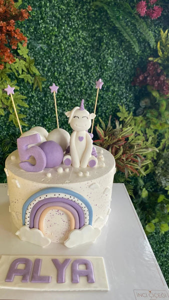 Butik Şeker Hamursuz Unicorn Pasta